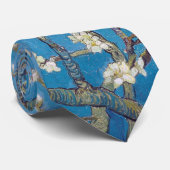 Branches met levendige kunst van Almond Blossom Va Stropdas (Opgerold)