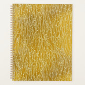 Branches or et blanc Planificateur Chiyogami (Devant)