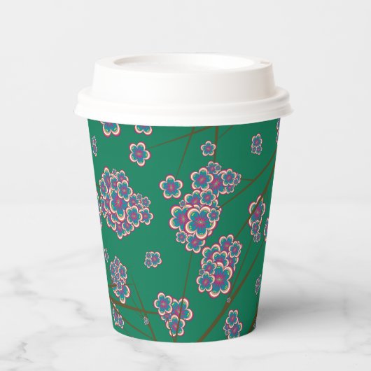 Branches particulières 8oz. Gobelets en papier (Recto)