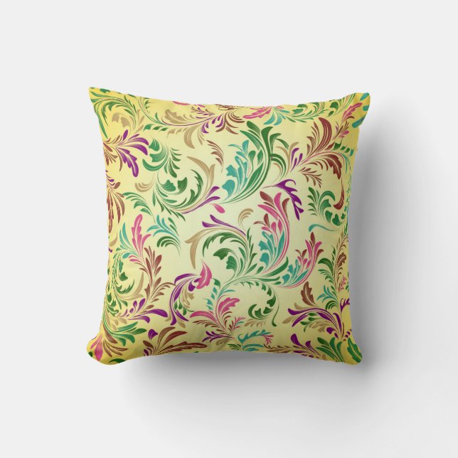 Branches Patroon Design-444555 Kussen (Voorkant)