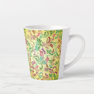 Branches Patroon Design-444555 Latte Mok