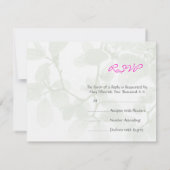 Branches rose pâle RSVP (Dos)