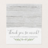 Branches rustiques en bois et en feuilles Botaniqu (Outside Unfolded)