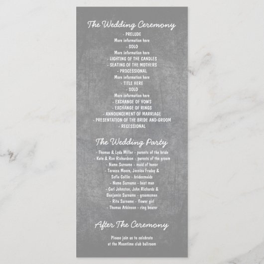 Branches rustiques gris et jaunes Programmes de ma (Dos)