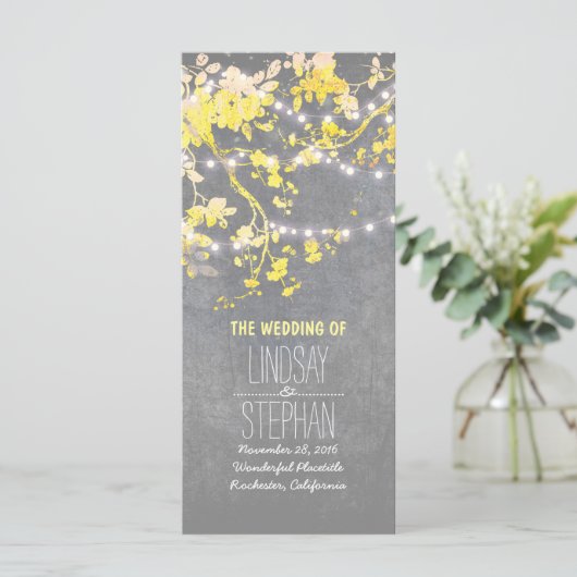 Branches rustiques gris et jaunes Programmes de ma (Debout devant)