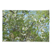 Branches van Dogwood Blossom Spring Trees Kussensloop (Achterkant)