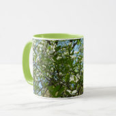 Branches van Dogwood Blossom Spring Trees Mok (Voorkant links)