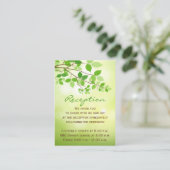 Branches vertes Carte Camping/Boîtier Nature (Debout devant)