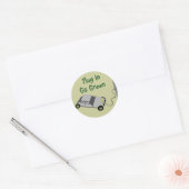 Branchez-vous, allez au vert - autocollants (Enveloppe)