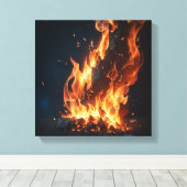 brand canvas afdruk (Insitu (Houten vloer))