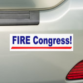Brand Congres Bumpersticker (Op auto)