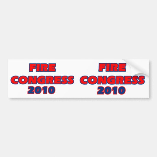 BRAND CONGRESS 2010 BUMPERSTICKER (Voorkant)