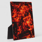 Brand Embers Foto Fotoplaat (Zijkant)