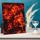 Brand Embers Foto Fotoplaat (Zijkant)