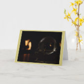 Brand en Bal Kaart (Gele Bloem)