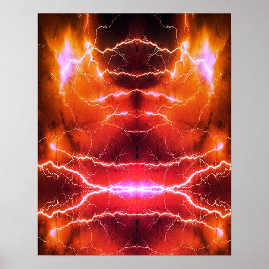 Brand en brimstone poster (Voorkant)