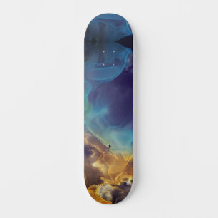 Brand en ijs De eenzame Abstracte nevel Skateboard