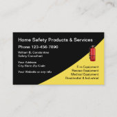 brand- en veiligheidsuitrusting visitekaartje (Voorkant)