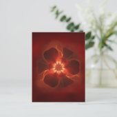 Brand fractal Art Briefkaart (Staand voorkant)