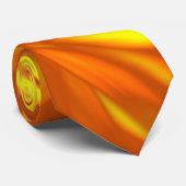 Brand fractal Art Stropdas (Opgerold)