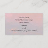 Brand in het Paarse en rode Abstracte landschap va Visitekaartje (Achterkant)