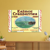 Brand-label voor Eatmor Cranberries Canvas Afdruk (Insitu (Woonkamer))