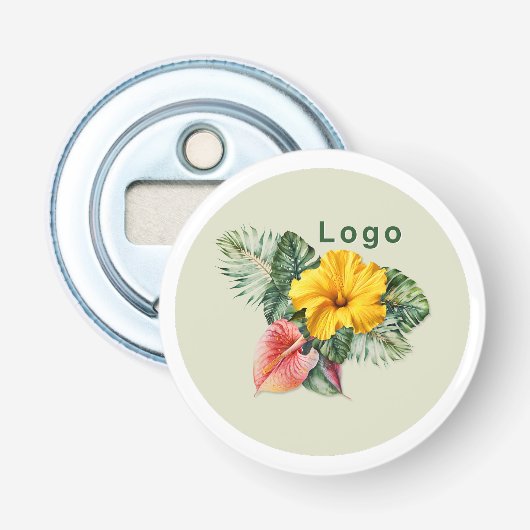 Brand Logo Promotional Button Flesopener (Voorkant)