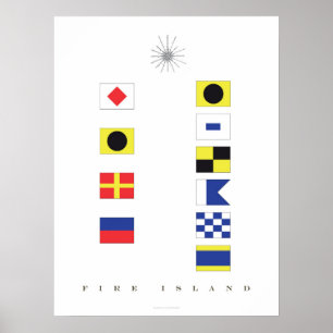 Brand - Nautical Flag Art Poster