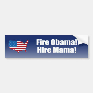 Brand Obama. Hire Mama. Bumpersticker
