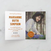 Brand Oranje cirkels Foto Afstuderen (Binnen)