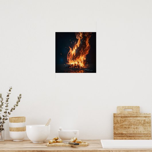 brand poster (Keuken)