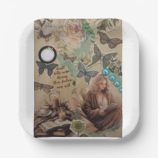 Brand Teller Papieren Bordje