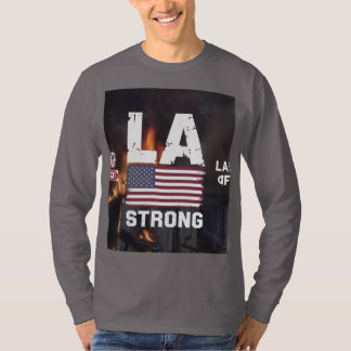 brand van Los Angeles in vuur T-shirt