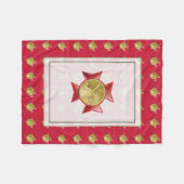 Brandafdeling 2 Aangepaste bule Fleece Deken (Voorkant (Horizontaal))