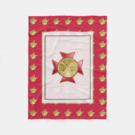 Brandafdeling 2 Aangepaste bule Fleece Deken