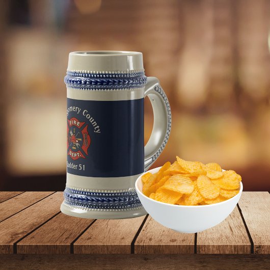 Brandafdeling Logo - Aangepast Bierpul