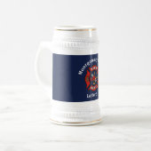 Brandafdeling Logo - Aangepast Bierpul (Voorkant links)