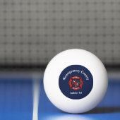 Brandafdeling Logo - Aangepast Pingpongballen (Net)