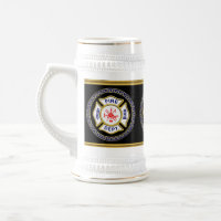 Brandafdeling logo blauw en witte badge