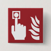 Brandalarm Button veiligheidsbord (Voorkant)