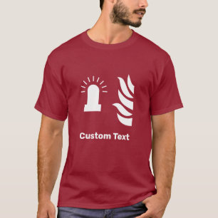 Brandalarm Knipperend Licht Veiligheidsteken T-shirt