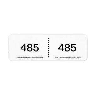 Brandalarmschakellabel- 485 etiket