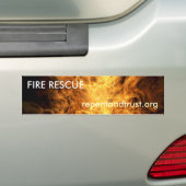 Brandbescherming - Evangelistische Bumpersticker (Op auto)
