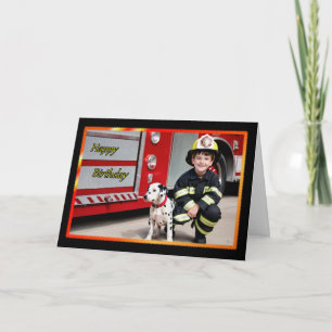 Brandbestrijding Duo Boy's Verjaardag Kaart