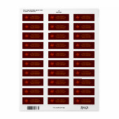 Brandblaar Etiket (Full Sheet)