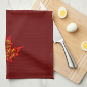 Brandblaar Theedoek (Quarter Fold)