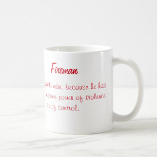 Brandblusbrandblusinstallatie Bell Red Gentleman Koffiemok