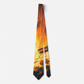 Brandblusbrandblusvonken Stropdas (Voorkant)