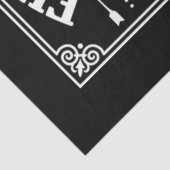 Brandblusregels Tissuepapier (Detail)