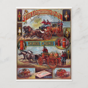  brandblusser Adverteren Briefkaart